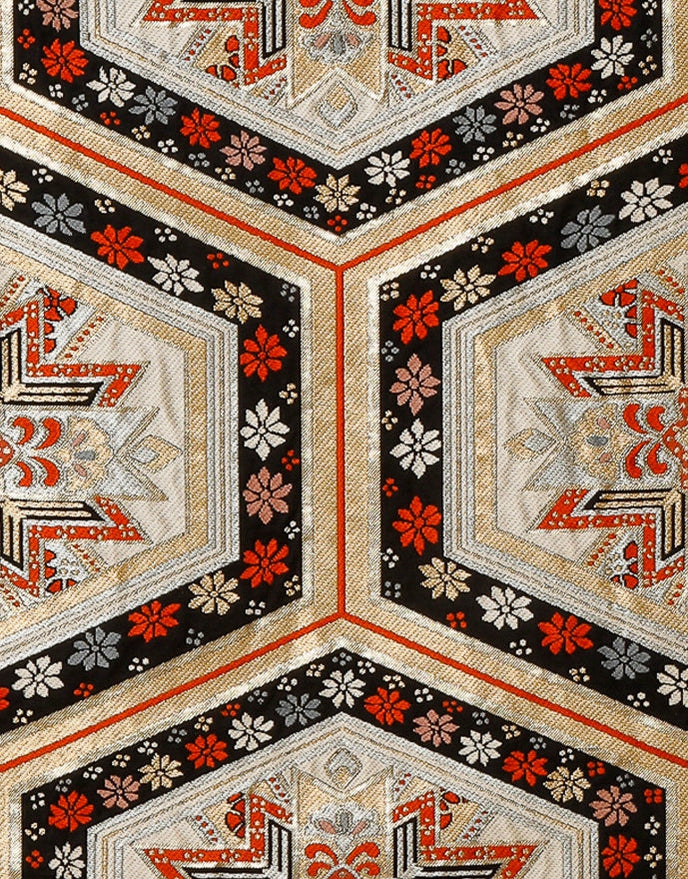 袋帯(亀甲・黒帯)