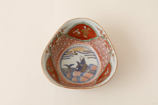 伊万里 色絵中鉢(江戸)