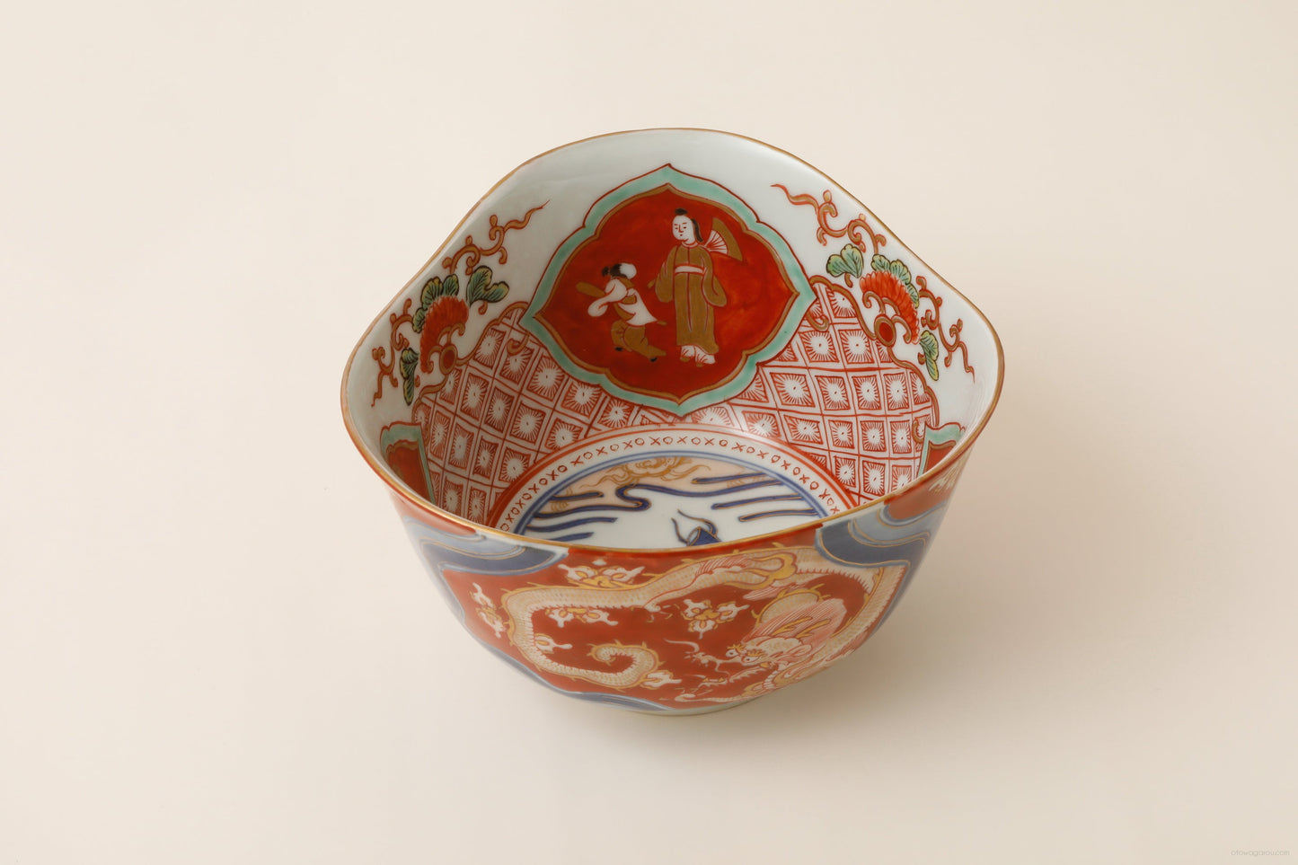 伊万里 色絵中鉢(江戸)