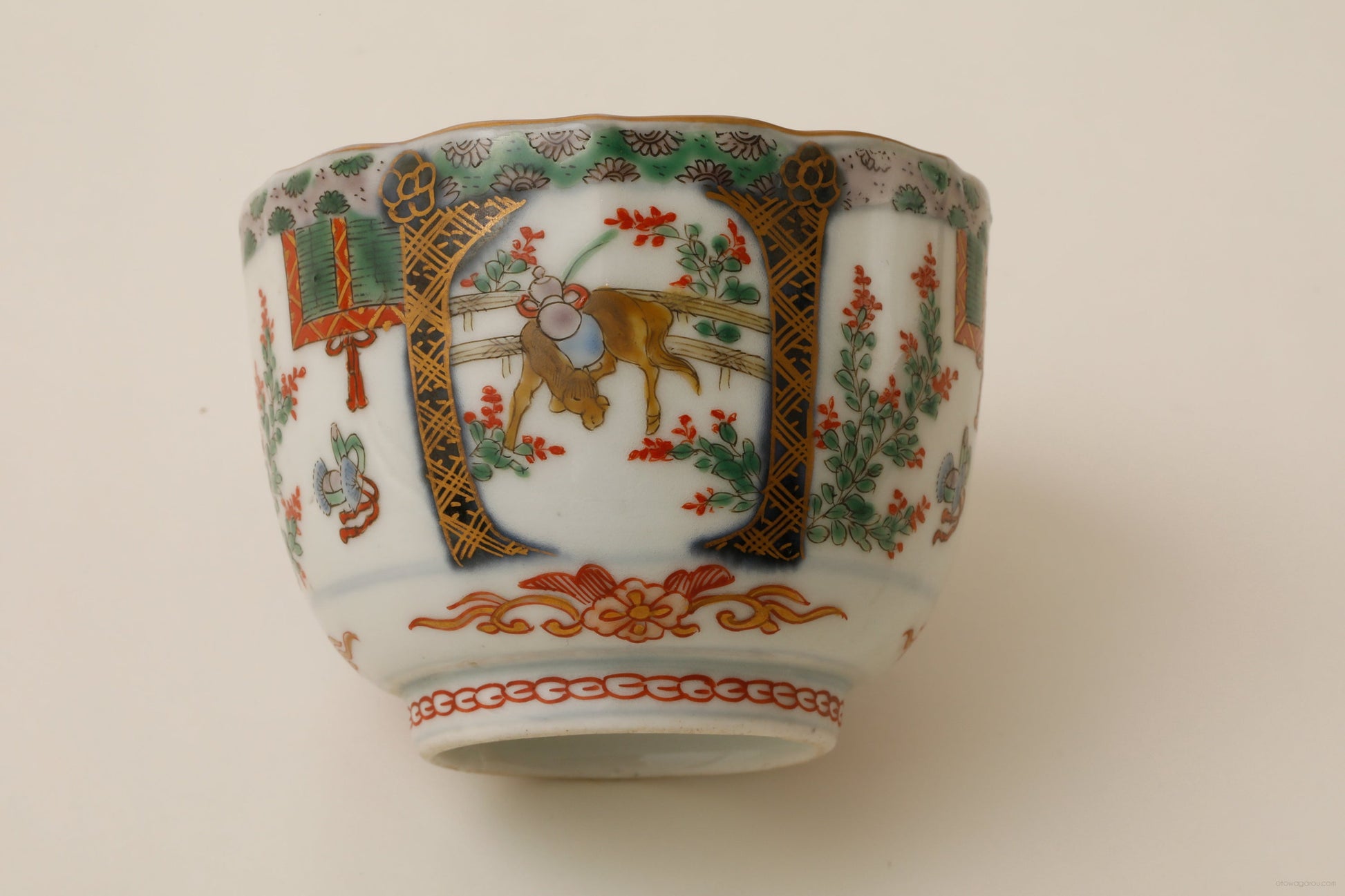 伊万里 色絵 蕎麦猪口 5客