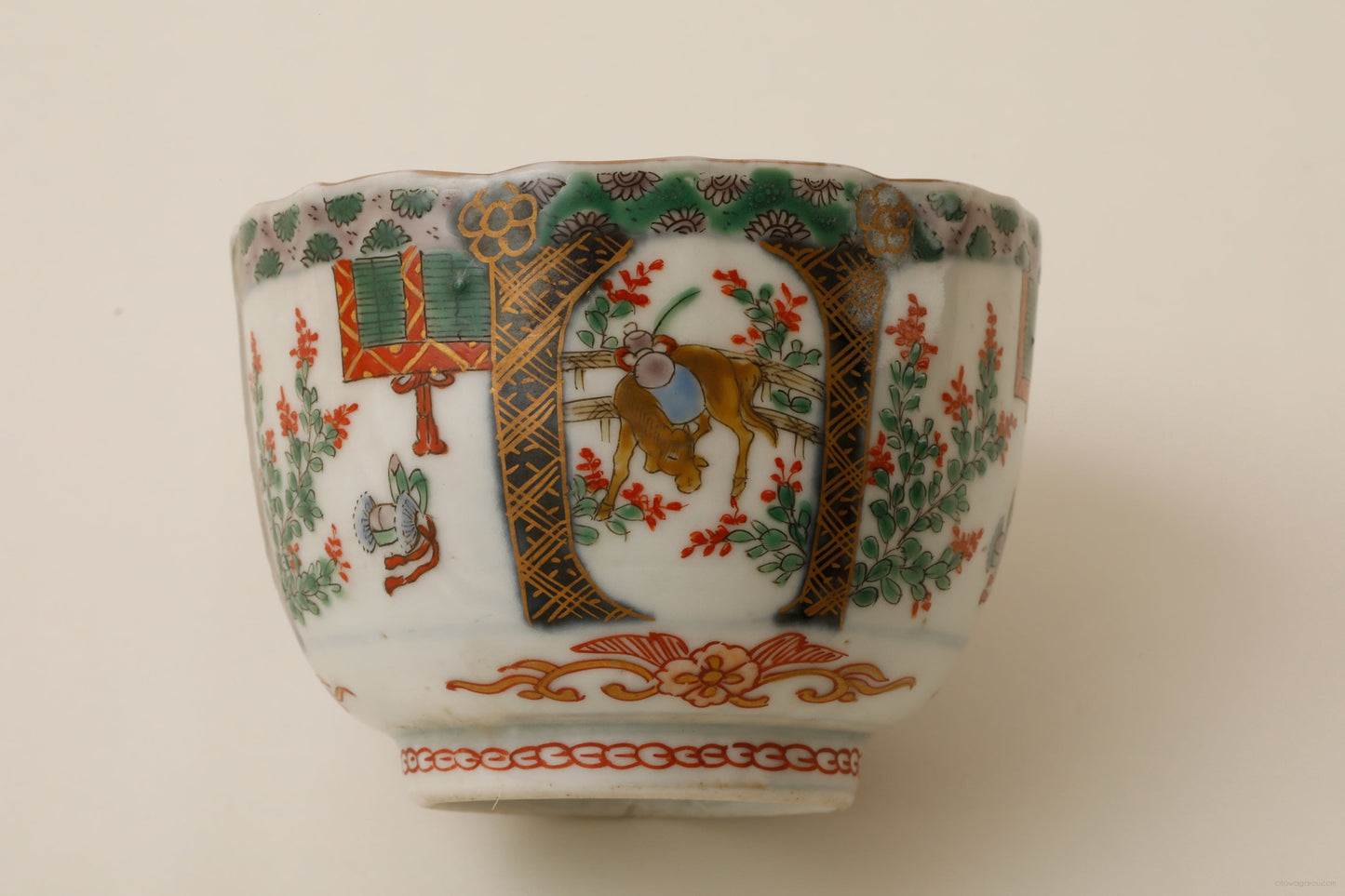 伊万里 色絵 蕎麦猪口 5客