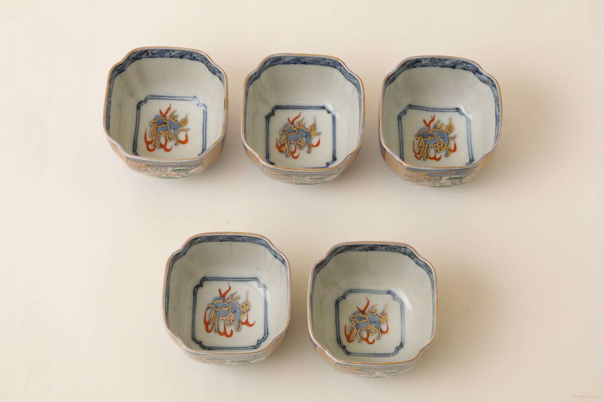 古伊万里 向付 5客