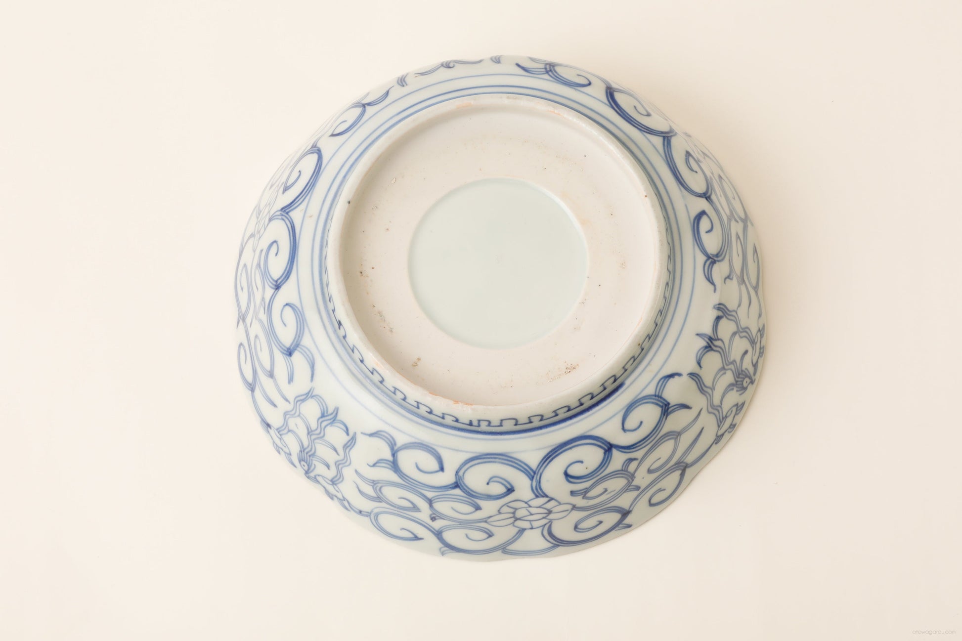 伊万里 べろ藍鉢(明治)