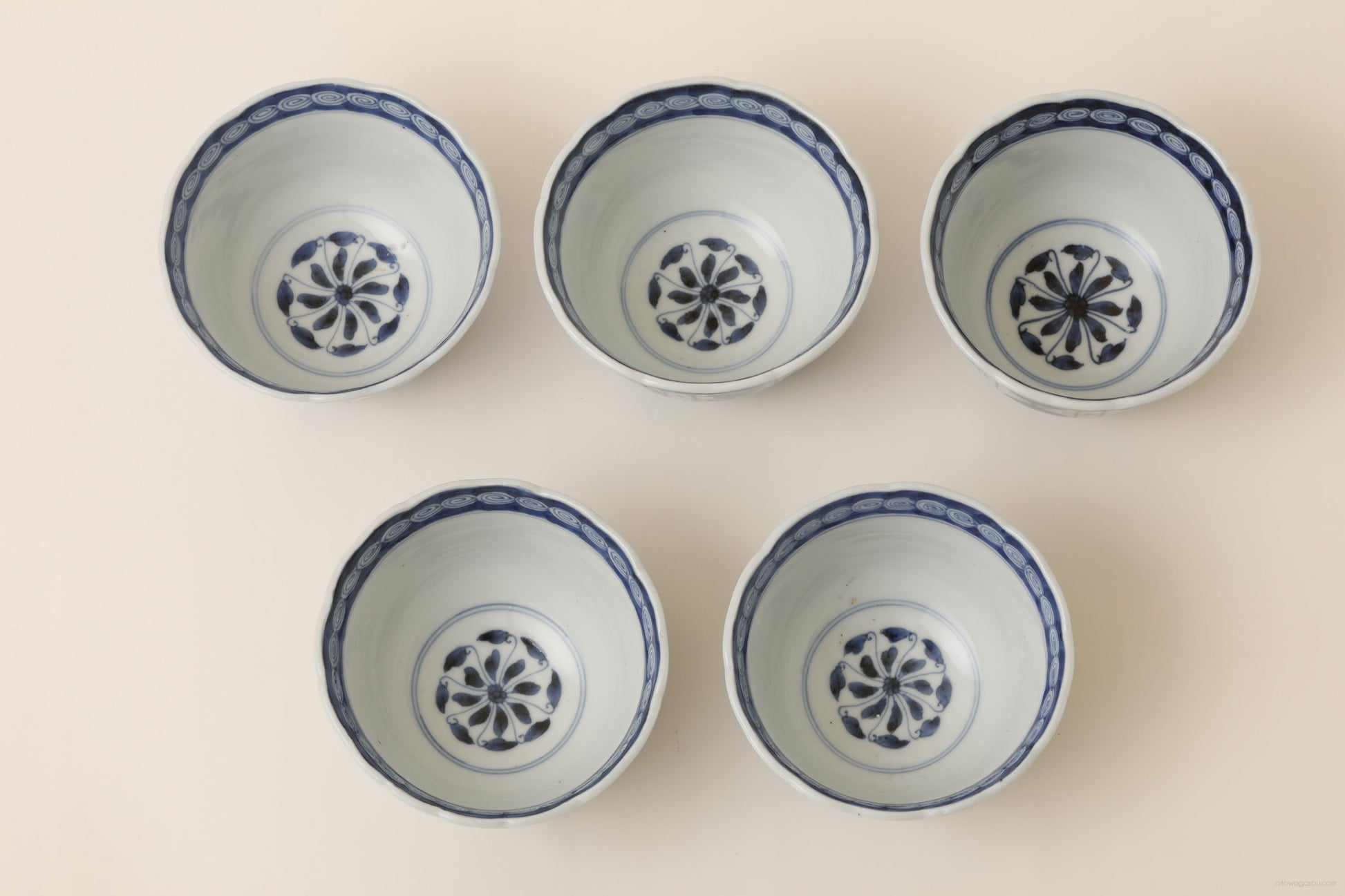 伊万里 染付 5客