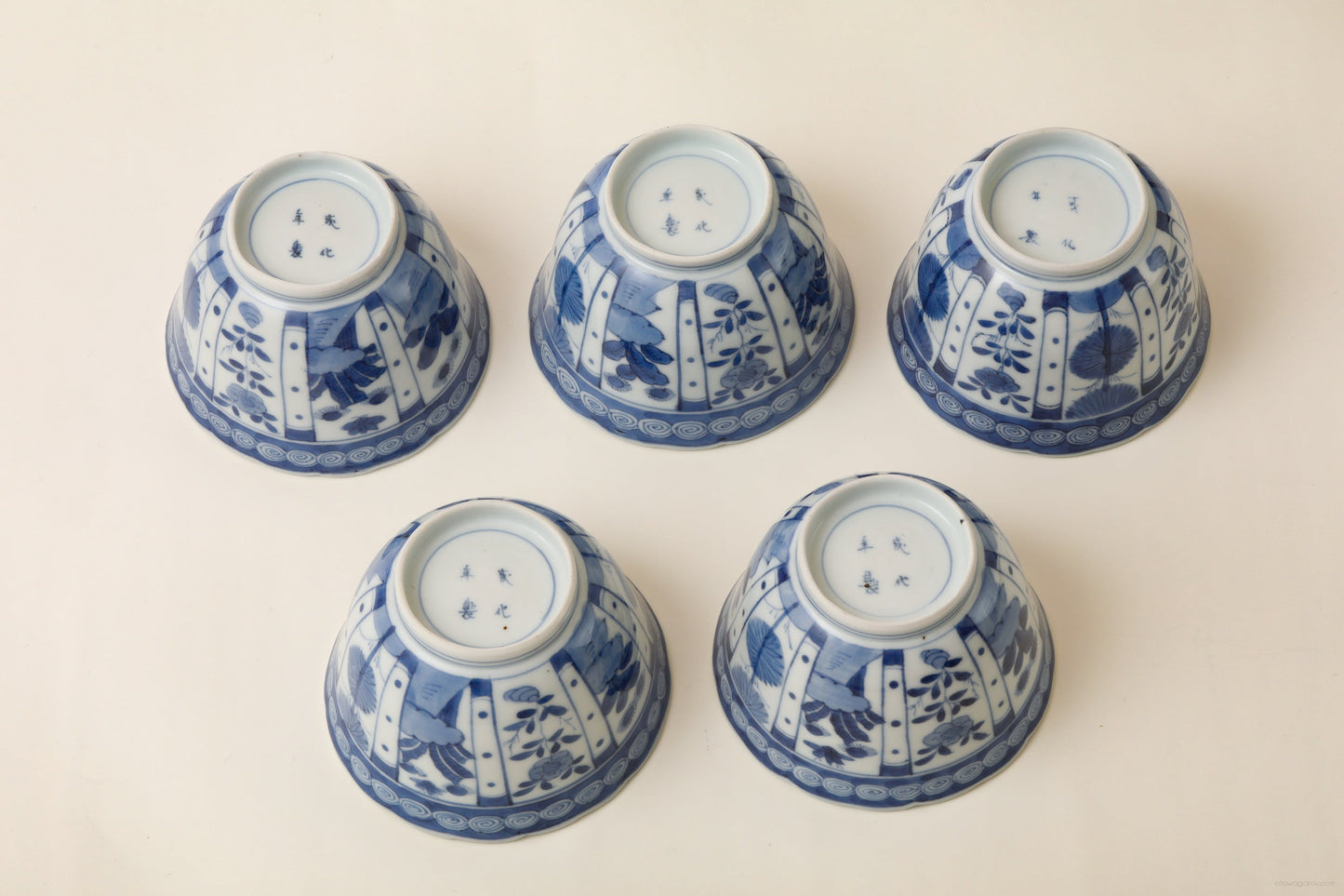 伊万里 染付 5客