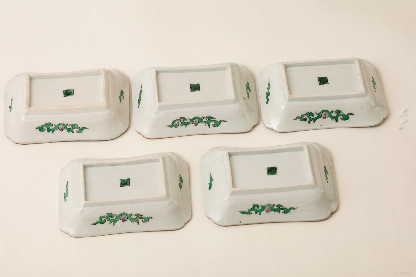 九谷 平向付(幕末)5客