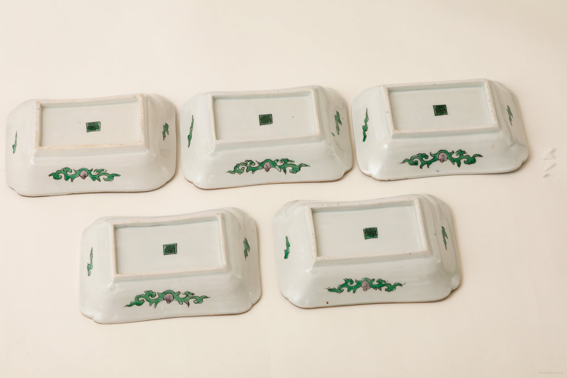 九谷 平向付(幕末)5客