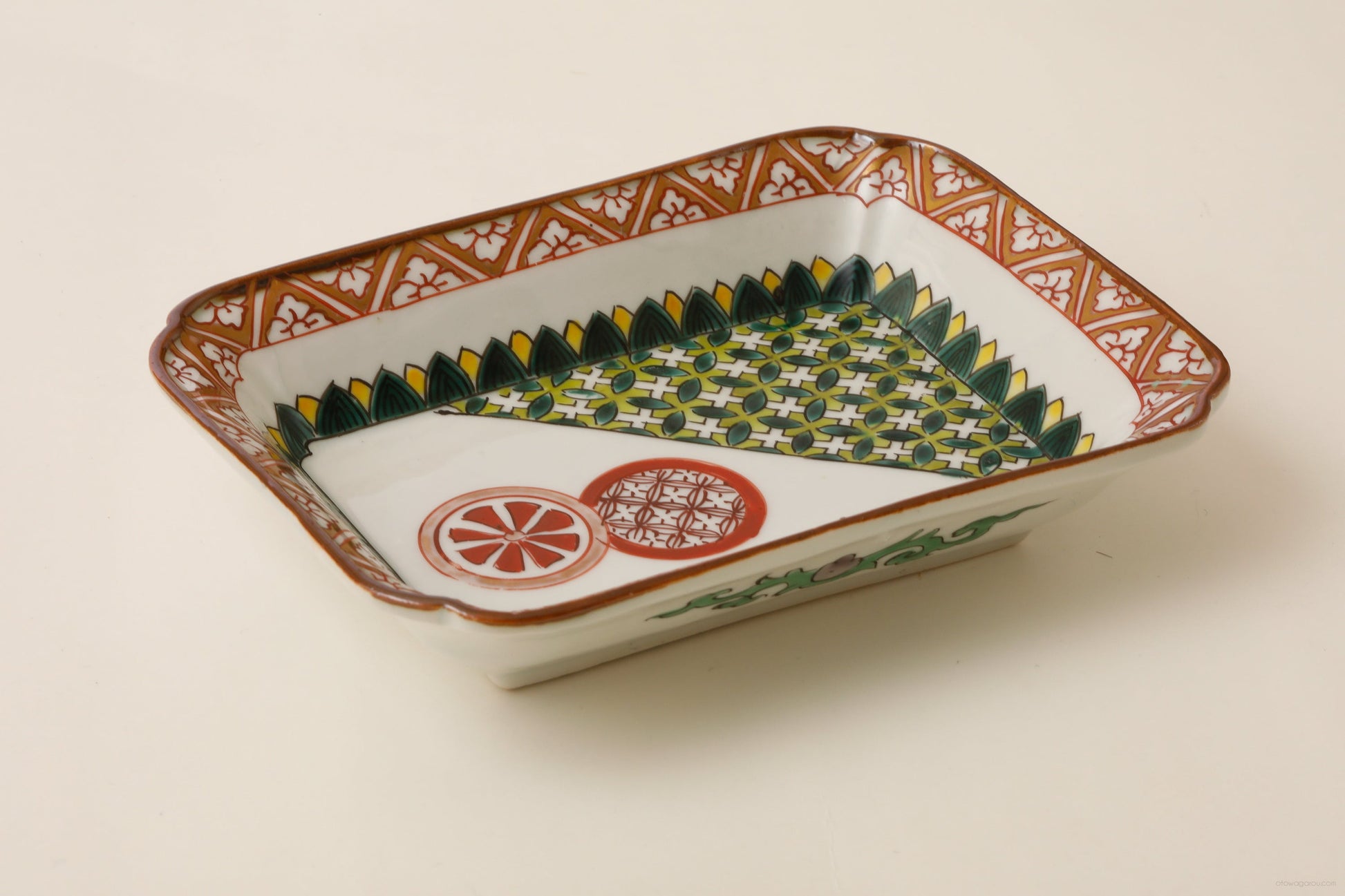 九谷 平向付(幕末)5客