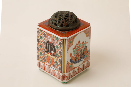 幕末 南蛮人香炉