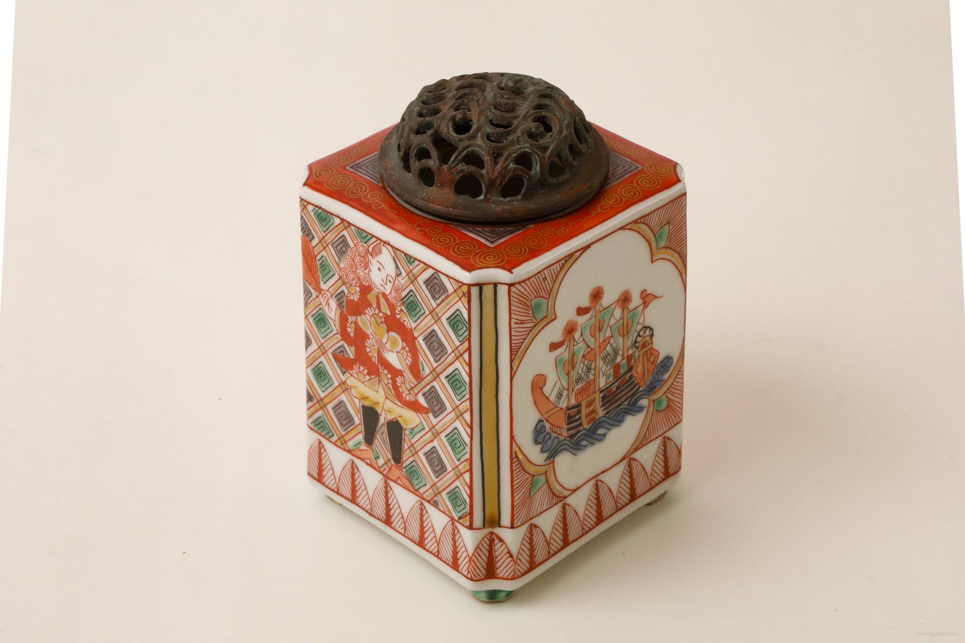 幕末 南蛮人香炉