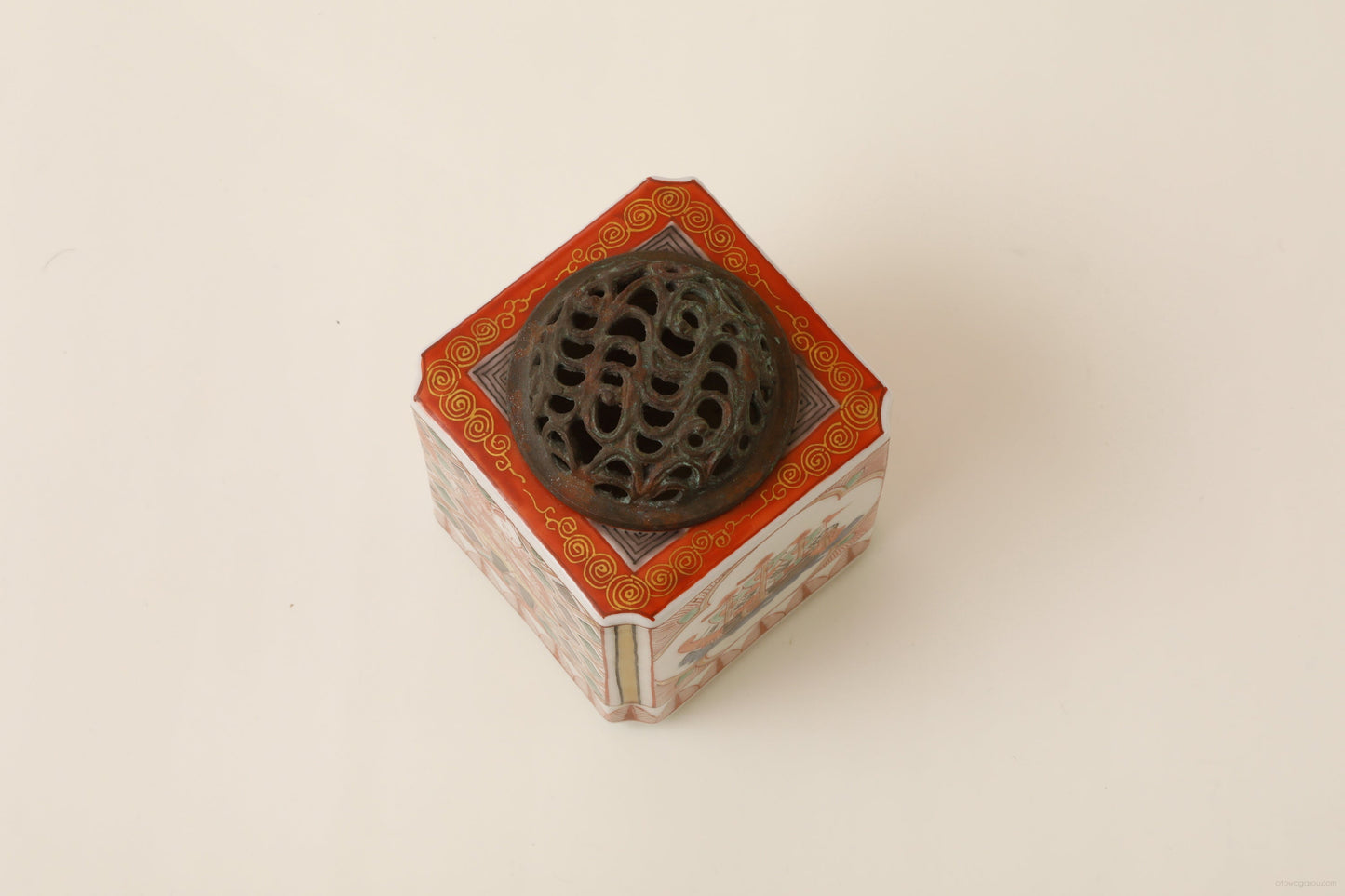 幕末 南蛮人香炉