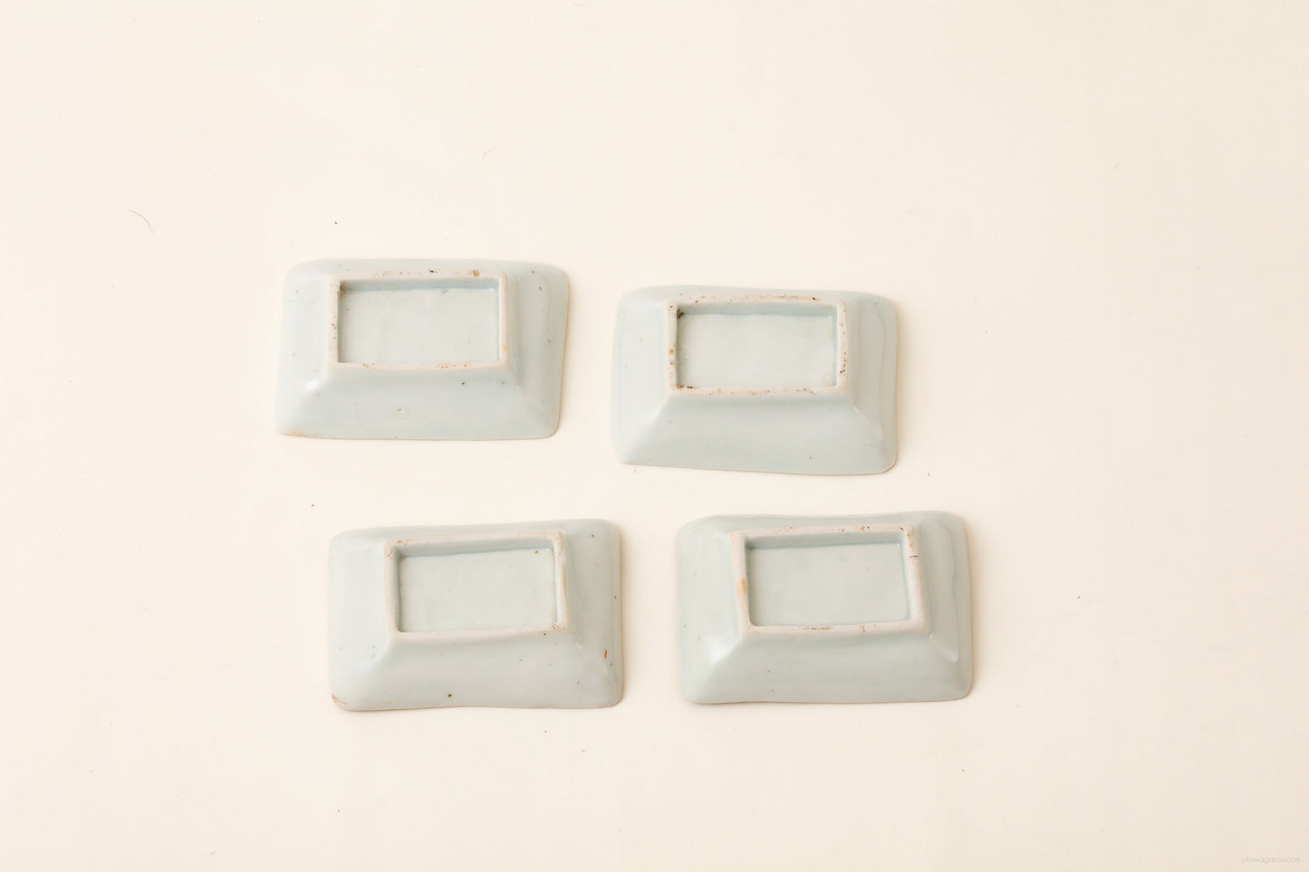 九谷 角豆皿 4客