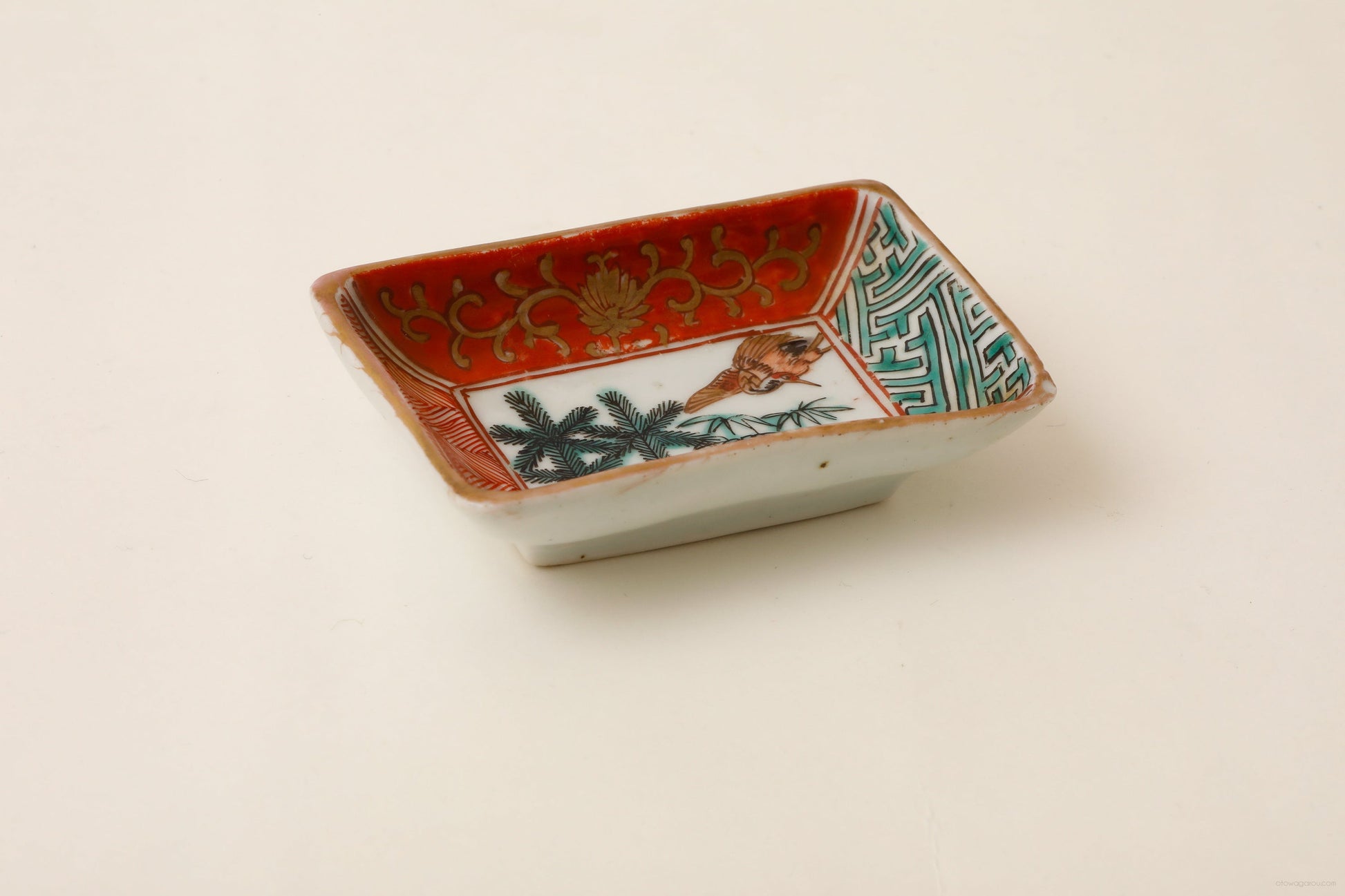 九谷 角豆皿 4客