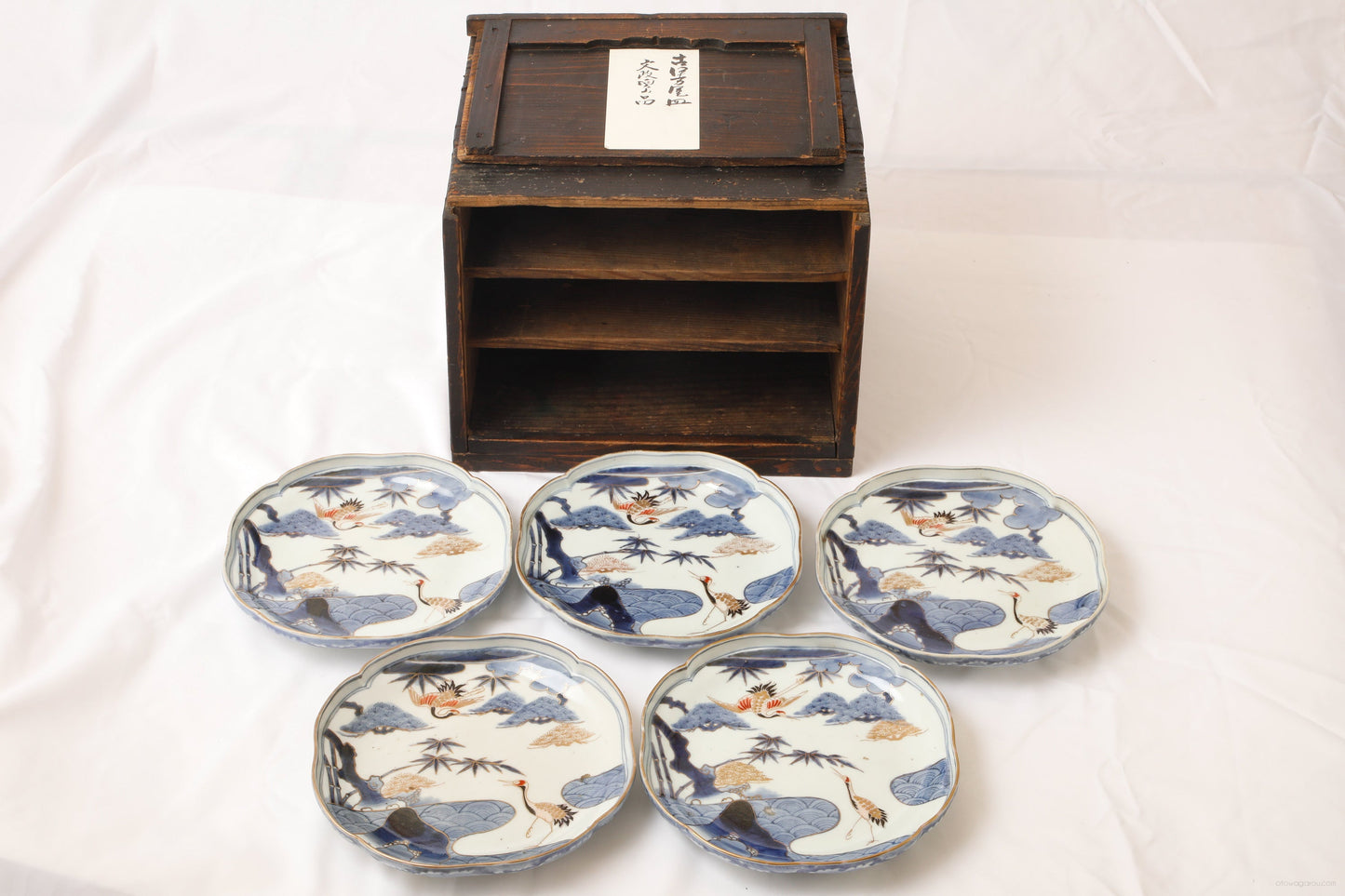 古伊万里 皿(江戸文化文政期)5客