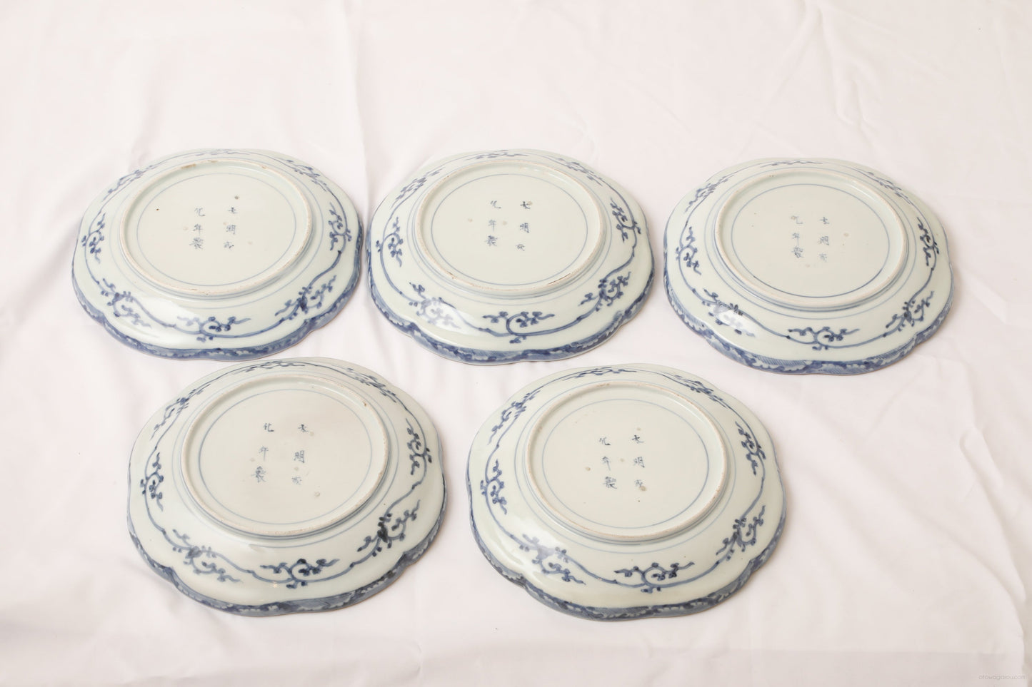 古伊万里 皿(江戸文化文政期)5客