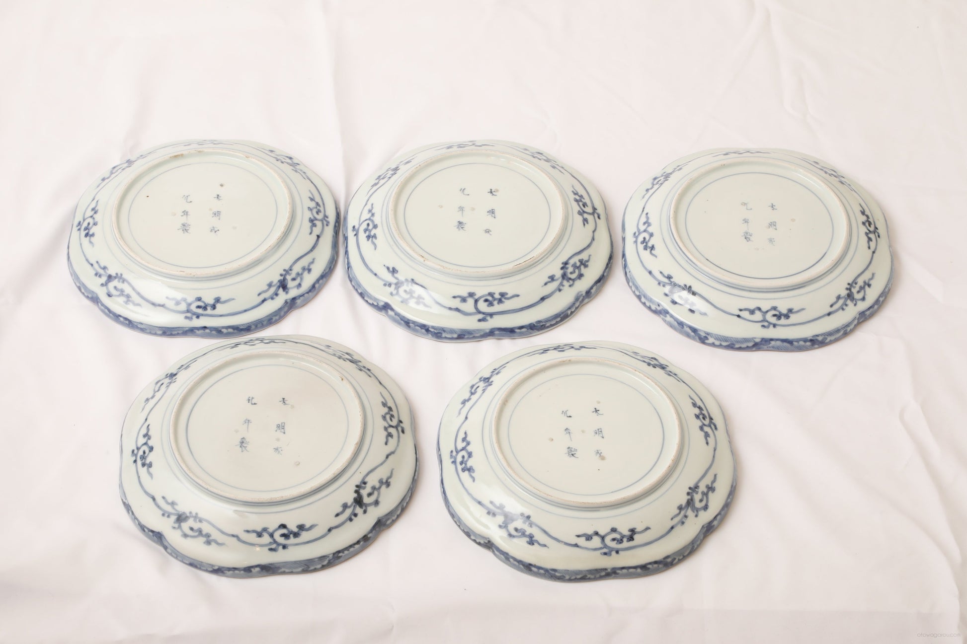 古伊万里 皿(江戸文化文政期)5客