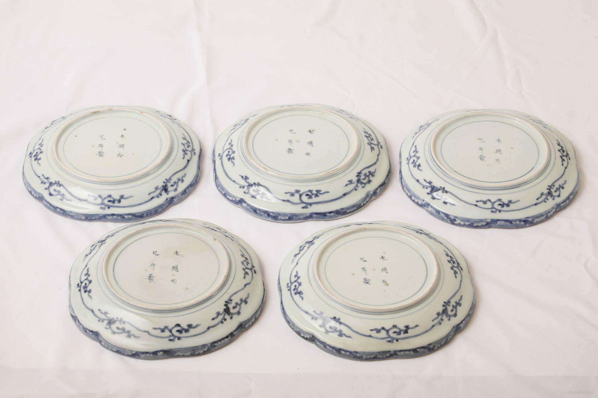 古伊万里 皿(江戸文化文政期)5客