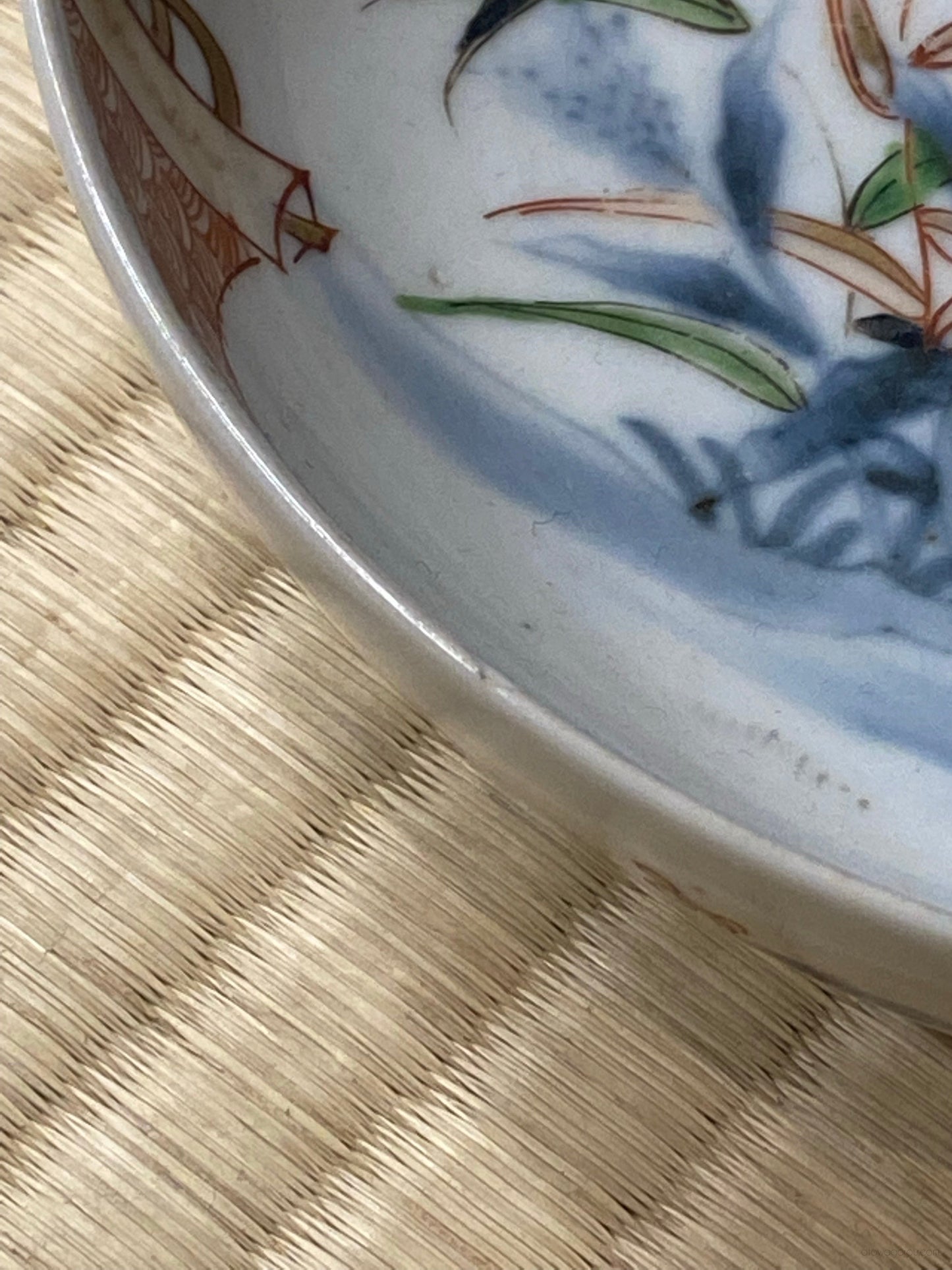 伊万里 色絵皿(幕末)5客