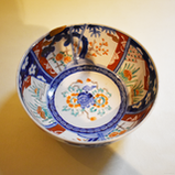 伊万里 色絵鉢(幕末・金継)三つ組