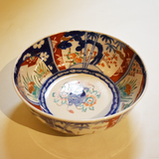 伊万里 色絵鉢(幕末・金継)三つ組