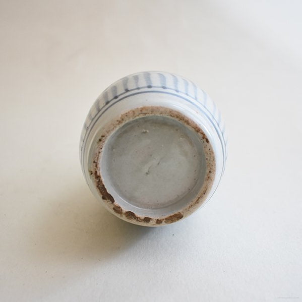 伊万里 たこ唐草 おみき徳利(江戸・銀継)