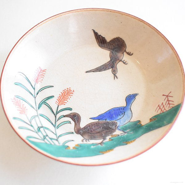 九谷 小皿 5客(明治)