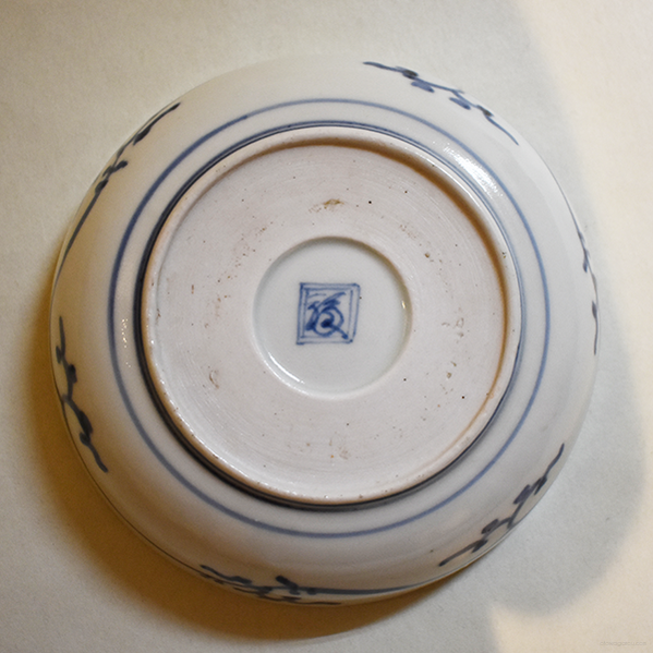 古伊万里 伊万里 輪華皿 染付 なます皿 菓子皿 山水 江戸期 5客 古伊万里 なます皿(江戸)3客 – 音羽画廊